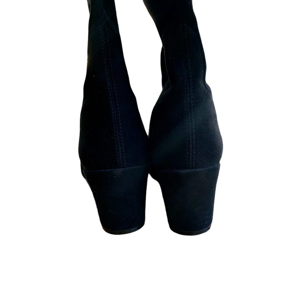 STUART WEITZMAN Hinterland Black Suede OTK Boot - Picture 4 of 6